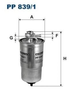 Фильтр топлива FILTRON PP8391