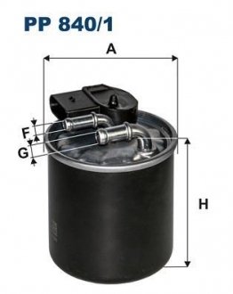 Фильтр топлива FILTRON PP8401 (фото 1)