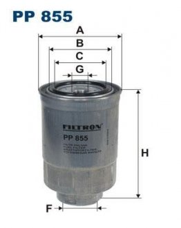 Фільтр палива FILTRON PP855