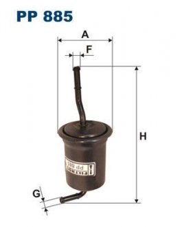 Фильтр топлива FILTRON PP885