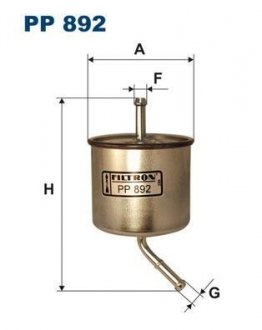 Фільтр палива FILTRON PP892