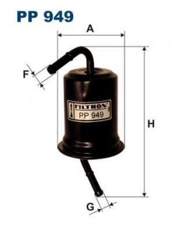 Фильтр топлива FILTRON PP949 (фото 1)