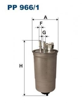 Фильтр топлива FILTRON PP9661 (фото 1)