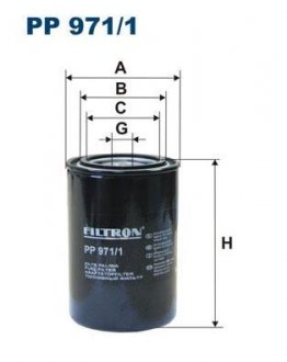 Фільтр палива FILTRON PP9711