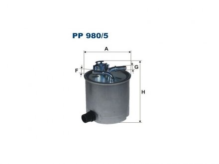 Фильтр топлива FILTRON PP9805