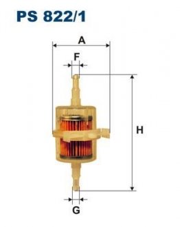 Фильтр топлива FILTRON PS8221 (фото 1)