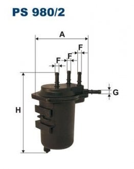 Фильтр топлива FILTRON PS9802