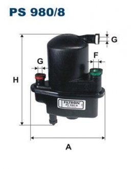 Фильтр топлива FILTRON PS9808