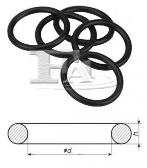 Кільце ущільнювальне 10x 14 х2 мм Fischer Automotive One (FA1) 004110100