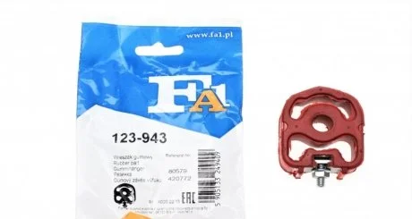 Кронштейн системы выпуска ASTRA H 1.3 05-, CORSA C 1.3 03-, CADILLAC, ALFA ROMEO, LANCIA, JAGUAR Fischer Automotive One (FA1) 123943