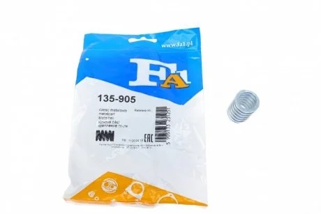 Пружина, глушник Fischer Automotive One (FA1) 135-905