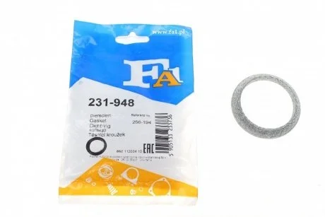 Кільце EX труби Citroen C2/C3/C4, Xsara Picasso Peugeot 206, 307 1.1i-1.6i 09.98- FISCHER AUTOMOTIVE ONE Fischer Automotive One (FA1) 231948