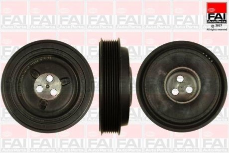 FAI FORD Шкив коленвала Transit 2.4TDCi 06- FAI AUTOPARTS Fischer Automotive One (FA1) FVD1010