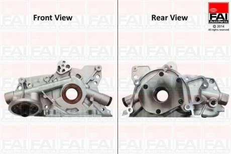 Масляна помпа Opel Kadett E,Omega A B,Vectra A Fischer Automotive One (FA1) OP206