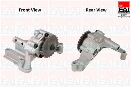 Масляна помпа VAG A3/Caddy III/Golf V/Jetta III/Passat/Touran 1.9Tdi/2.0Tdi 03- Fischer Automotive One (FA1) OP310 (фото 1)