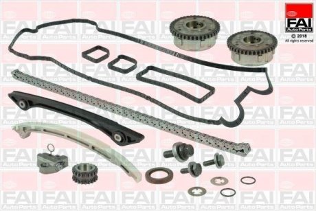 Комплект ГРМ (ланцюг + елементи) FORD LAND ROVER FAI AUTOPARTS Fischer Automotive One (FA1) TCK288LVVT