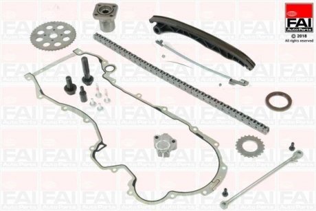 Zestaw іaсcucha rozrz№du 500/DOBLO/FIORINO, PEUGEOT BIPPER 1.3MJTD/HDI FAI AUTOPARTS Fischer Automotive One (FA1) TCK6ST