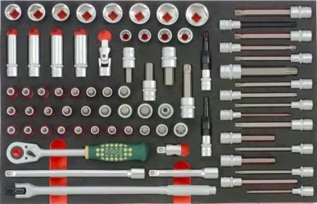 Набор инструмента 1/2" 75 пр. FORCE 4751