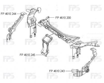 Ремчастина панелі FPS FP 4610 245