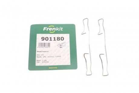 Монтажний набір задніх гальмівних накладок FRENKIT 901180