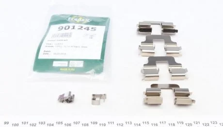 Фото монтажний набір гальмівних колодок FRENKIT 901245 Монтажний набір гальмівних колодок FRENKIT 901245