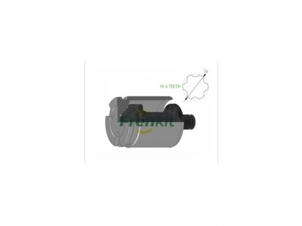 Ремкомплект супорта (заднього) VW Passat 05-10 (d=41mm)(+поршень/направляюча)(Trw) FRENKIT K415201