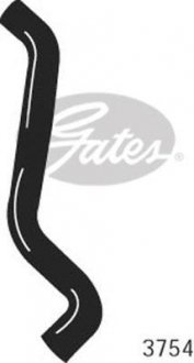 Патрубок системы охлаждения Gates 3754
