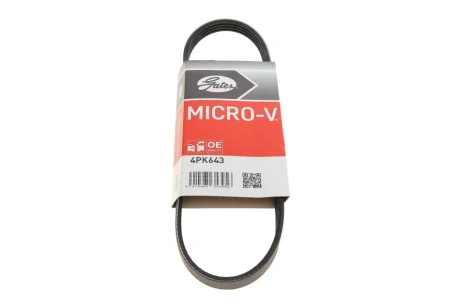 Поліклиновий ремінь Gates 4PK643