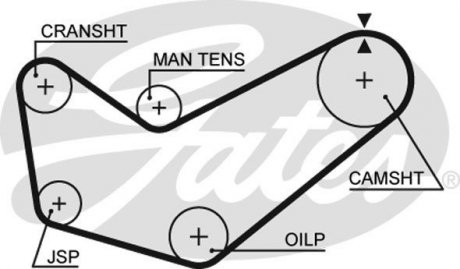 Ремінь ГРМ Gates 5218