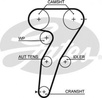 Ремень ГРМ Gates 5469XS
