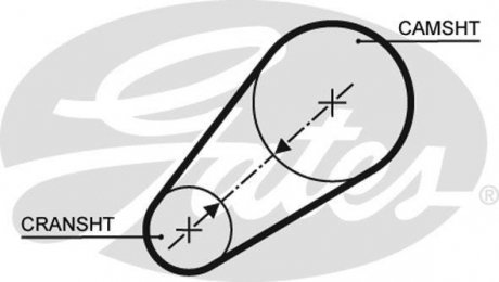Ремень ГРМ Gates 5498XS (фото 1)