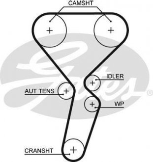Ремень ГРМ Gates 5501XS