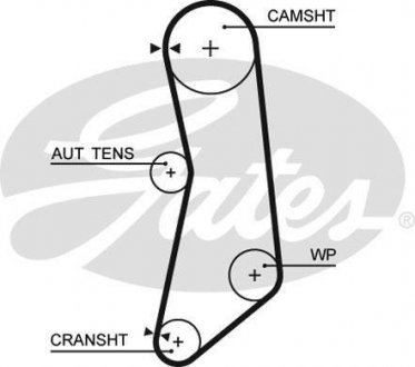 Ремень ГРМ Gates 5626XS