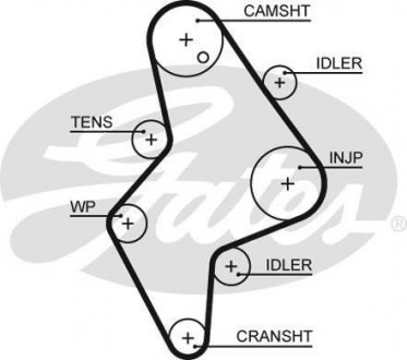 Ремень ГРМ Gates 5658XS
