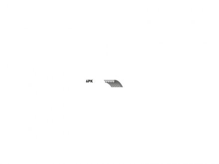 Поліклиновий ремінь Gates 6PK1078