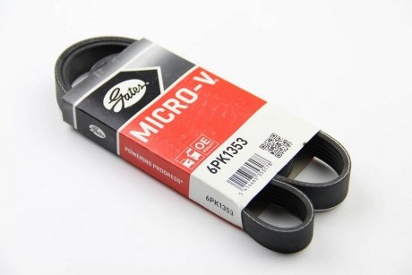 Фото поліклиновий ремінь Gates 6PK1353 Поліклиновий ремінь Gates 6PK1353