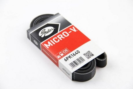 Фото пасок поліклиновий 6PK1638/1642 Gates 6PK1640 Пасок поліклиновий 6PK1638/1642 Gates 6PK1640