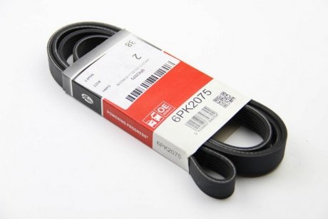 Фото ремінь поліклін. Gates 6PK2075 Ремінь поліклін. Gates 6PK2075