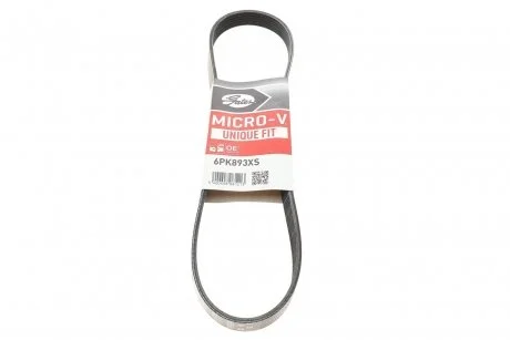 Поликлиновий ремінь Gates 6PK893XS
