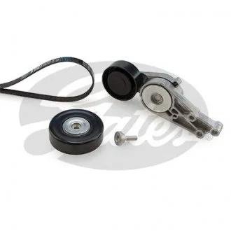 Комплект поликлинових ременів (з роликами) AUDI A4 B6, A4 B7, A6 C6, SEAT EXEO, EXEO ST 1.6/1.8/2.0 11.00-05.13 Gates K016PK1573