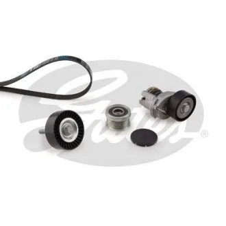 Комплект поликлинових ременів (з роликами) AUDI A1, A3, SEAT ALTEA, ALTEA XL, IBIZA IV, IBIZA IV SC, LEON, TOLEDO III, SKODA OCTAVIA II, RAPID, SUPERB II, YETI, VW EOS 1.4/1.6/1.6LPG 02.02-05.22 Gates K246PK1735