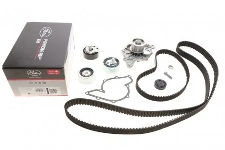 Комплект (ремінь+ролик+помпа) Gates KP15557XS1