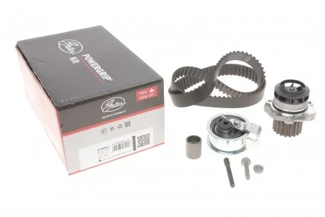 Фото набір ГРМ, пас+ролик+помпа Gates KP15569XS3 Набір ГРМ, пас+ролик+помпа Gates KP15569XS3