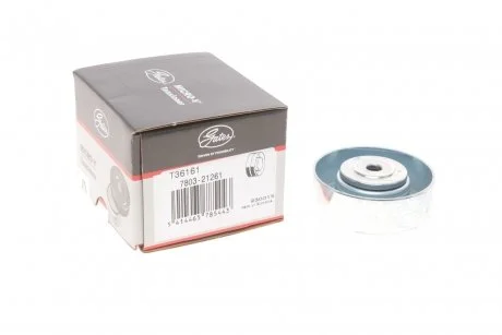 Фото натягуючий ролик поликлинового ременя Gates T36161 Натягуючий ролик поликлинового ременя Gates T36161