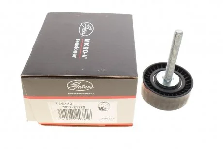 Ролик поліклинового ременя (пластик) CITROEN NEMO, NEMO/MINIVAN, FIAT DOBLO, DOBLO CARGO, FIORINO, FIORINO/MINIVAN, LINEA, QUBO, STRADA, OPEL COMBO TOUR, COMBO/MINIVAN 1.3D/1.4/1.6D 06.07- Gates T36772