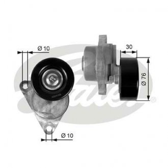 Натяжник паска приводного Nubira/Lacetti 1.6/Aveo 1.4 Gates T38376