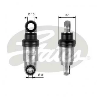 Фото амортизатор поликлинового ремня Gates T39097 Амортизатор поликлинового ремня Gates T39097