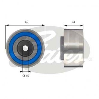Ролик напрямний Gates T42233