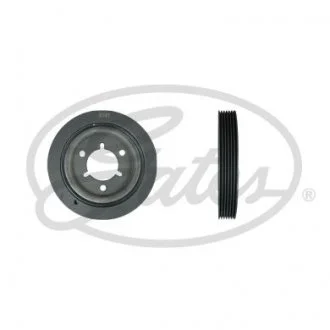 Шків колінчастого валу (кількість ребер: 6) CITROEN C2, C3 I, C4, C4 I, PEUGEOT 307 1.4-2.0D 08.00-11.14 Gates TVD1155