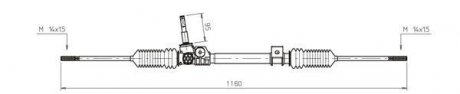 Кермовий механізм GENERAL RICAMBI RE4048